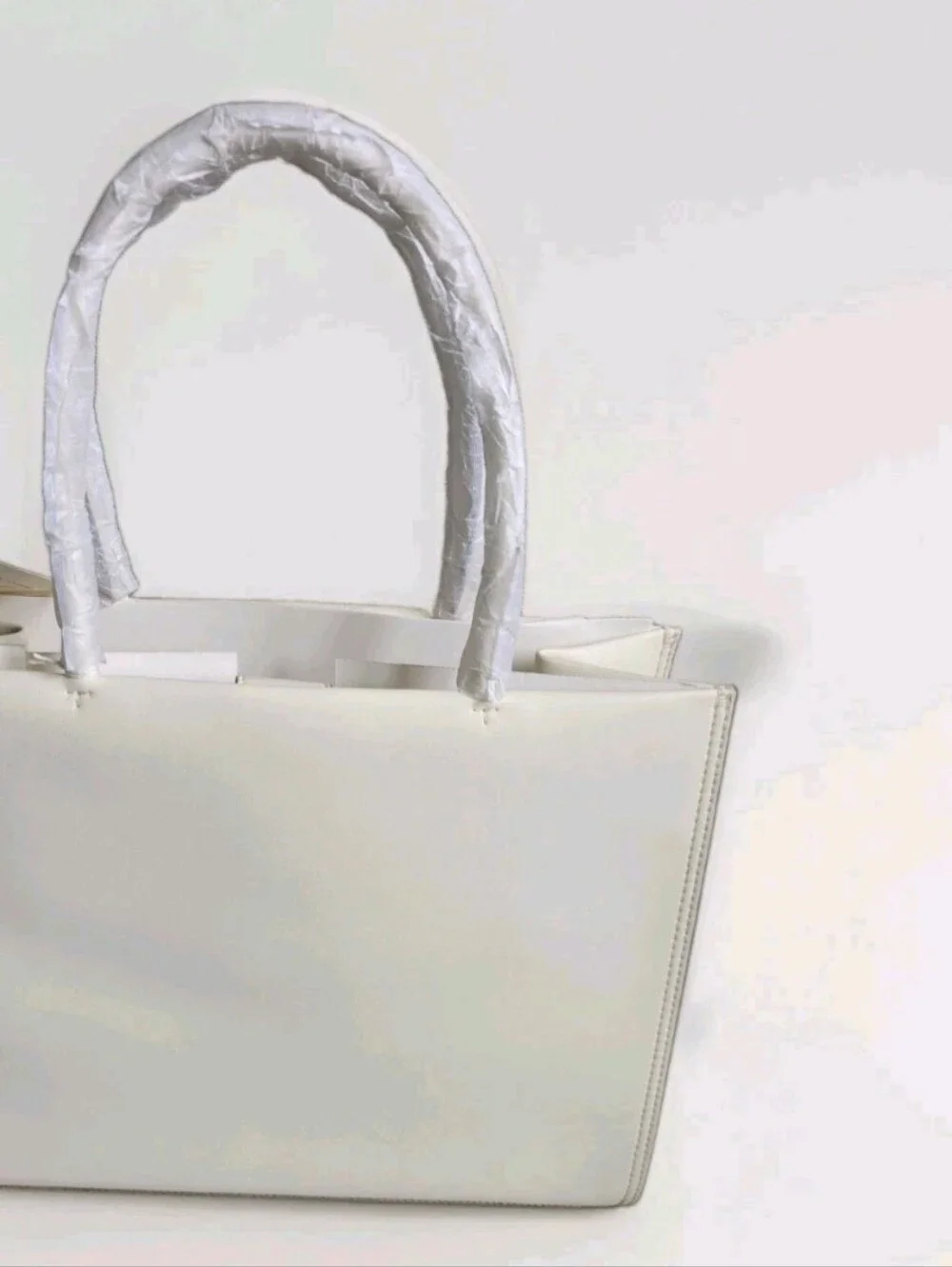 Tory Burch Warm White Small Ella Bio Tote Nwt